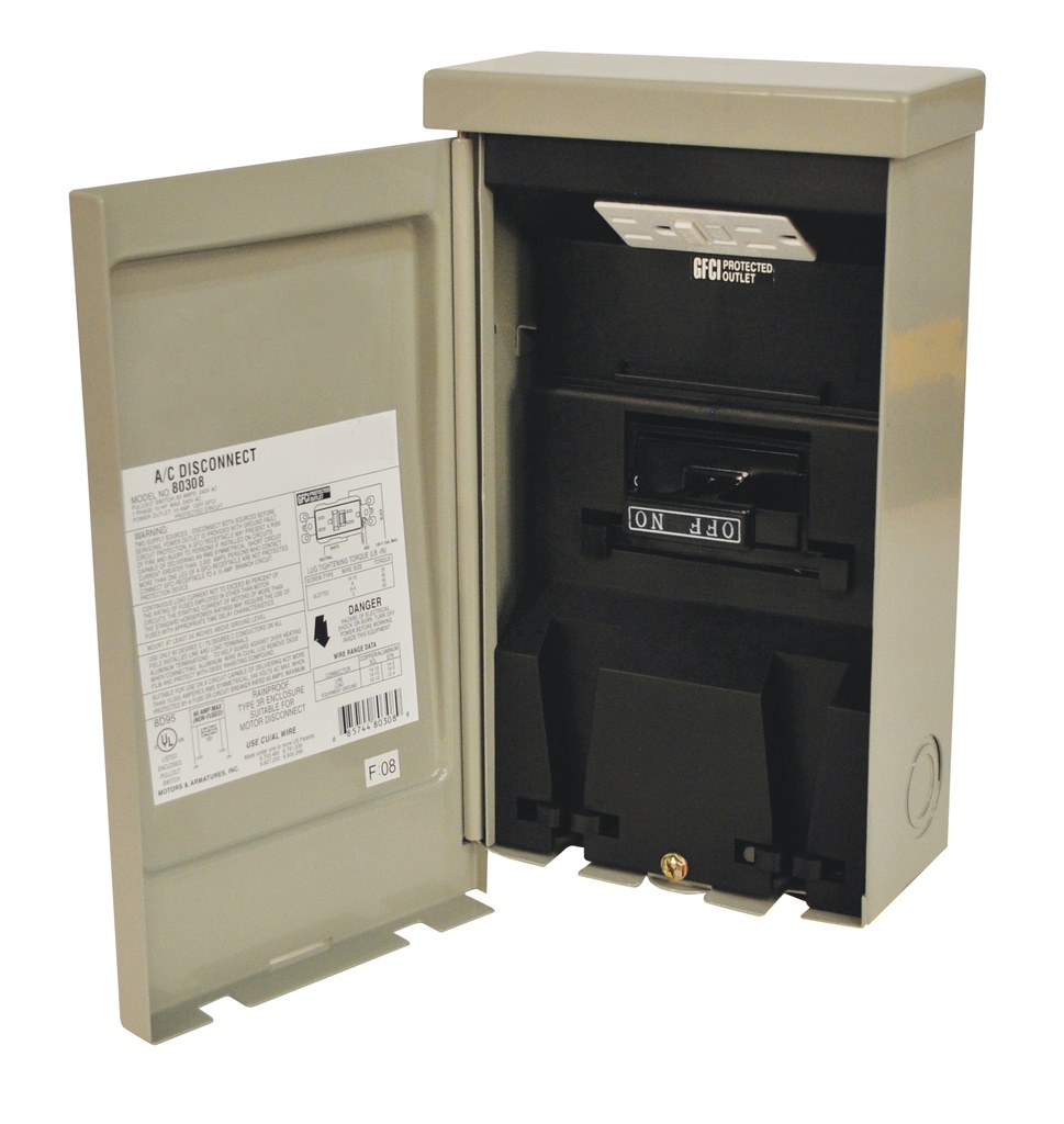 80308 60 ANON GFCI 60A NON-FUSED W/GFCI RECPT (6)
