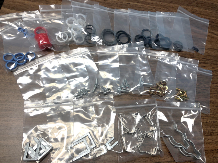 2110335S KIT, SCREW/PACKING/CLIP VRC