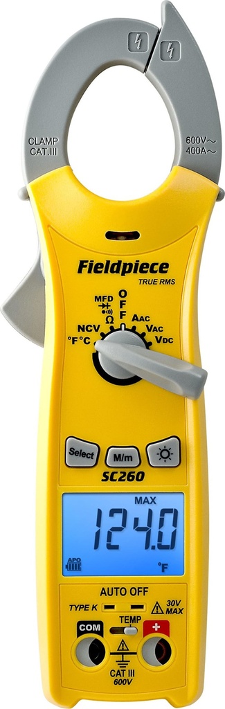 SC260 COMPACT CLAMP METER WITH TRUE RMS