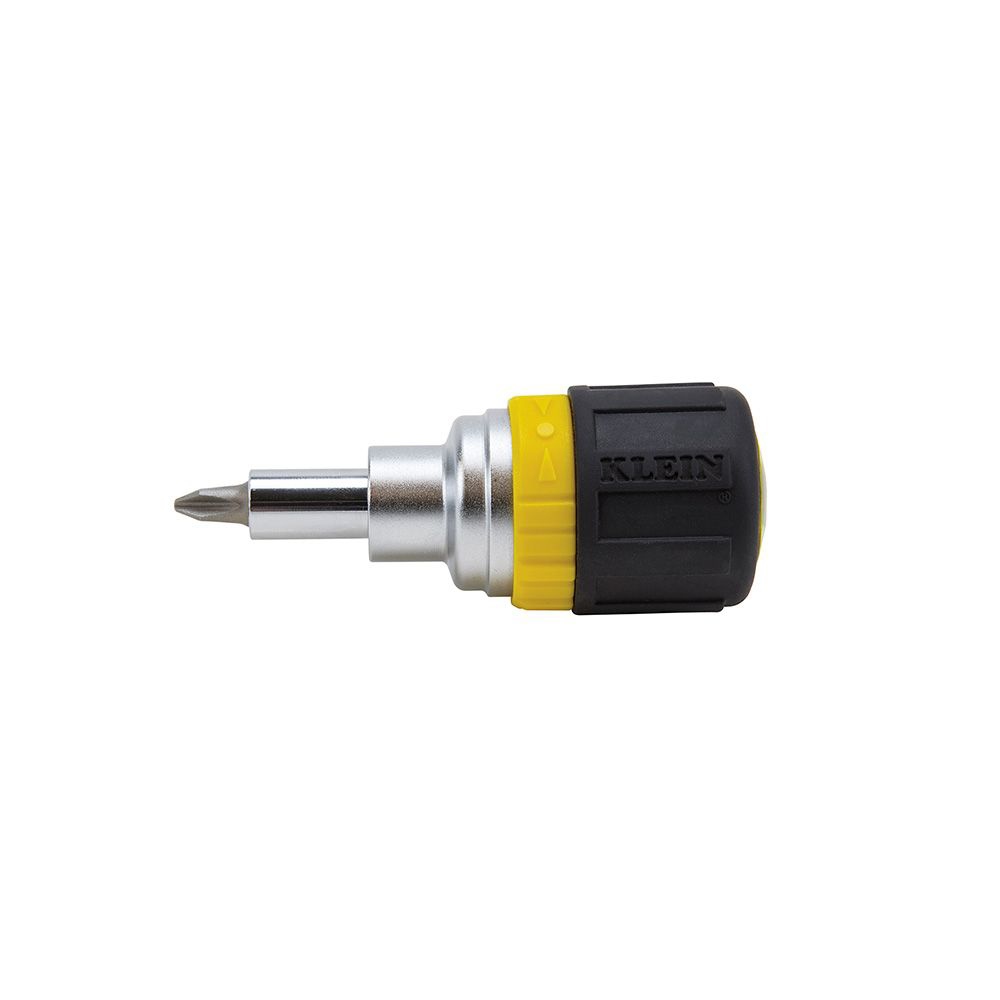 32593 6-IN-1 RATCHETING STUBBY SCREWDRIVER