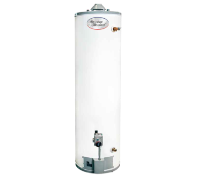 GSN40L2-3-6 LP, AM STD WATER HEATER, 40 GALLON CAP, LP, LOW BOY 6 YEAR WARR, JACKET 22-3/8" X 49"